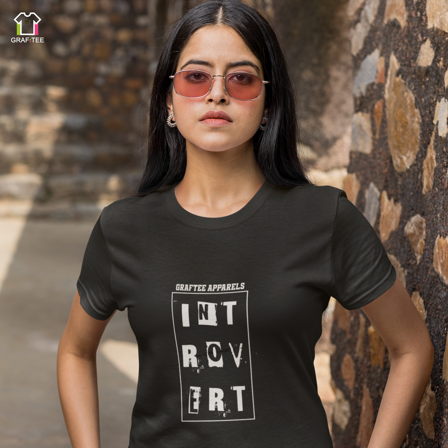 INTROVERT - Graftee Typography 240 GSM