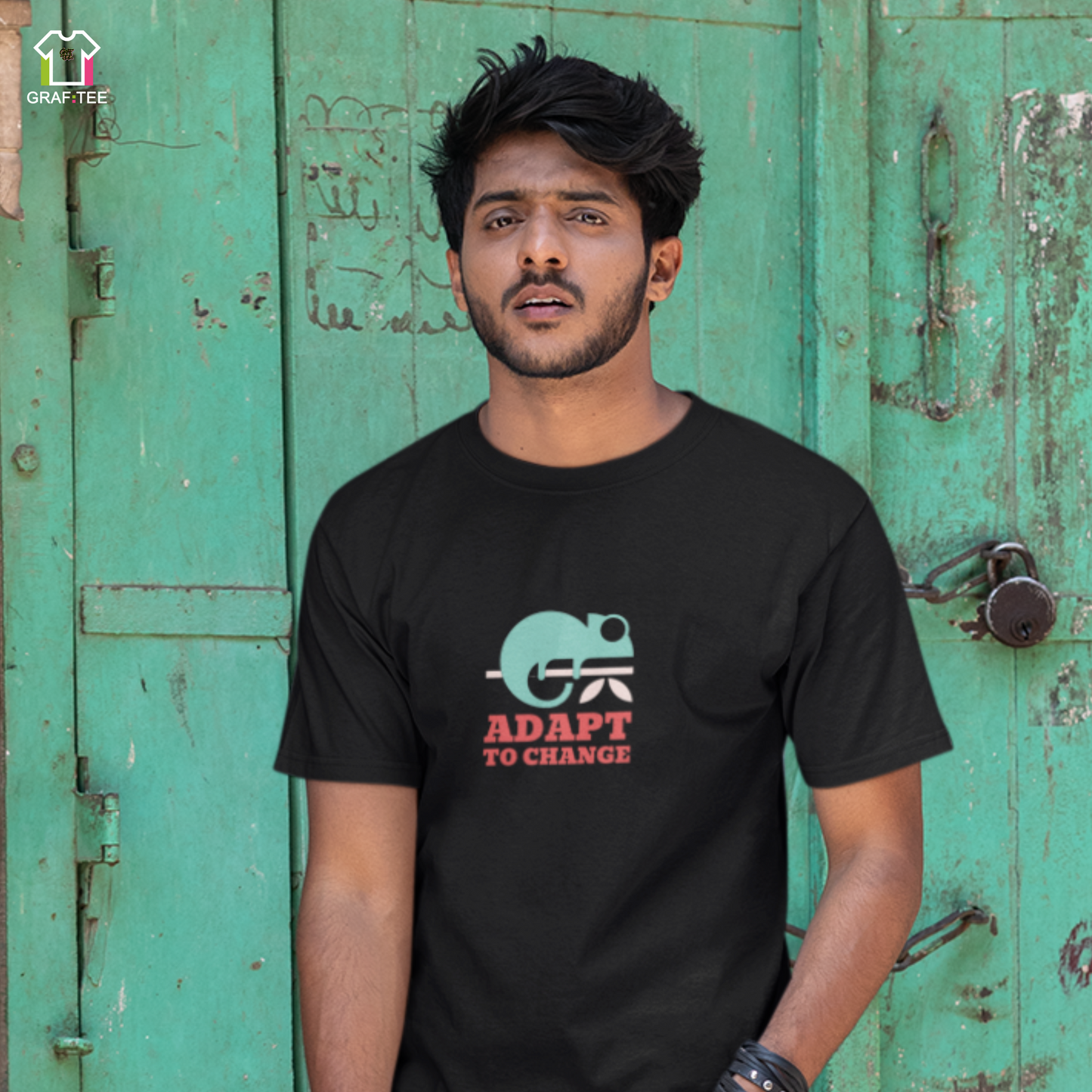 Adapt To Change - Graftee Typography 240 GSM