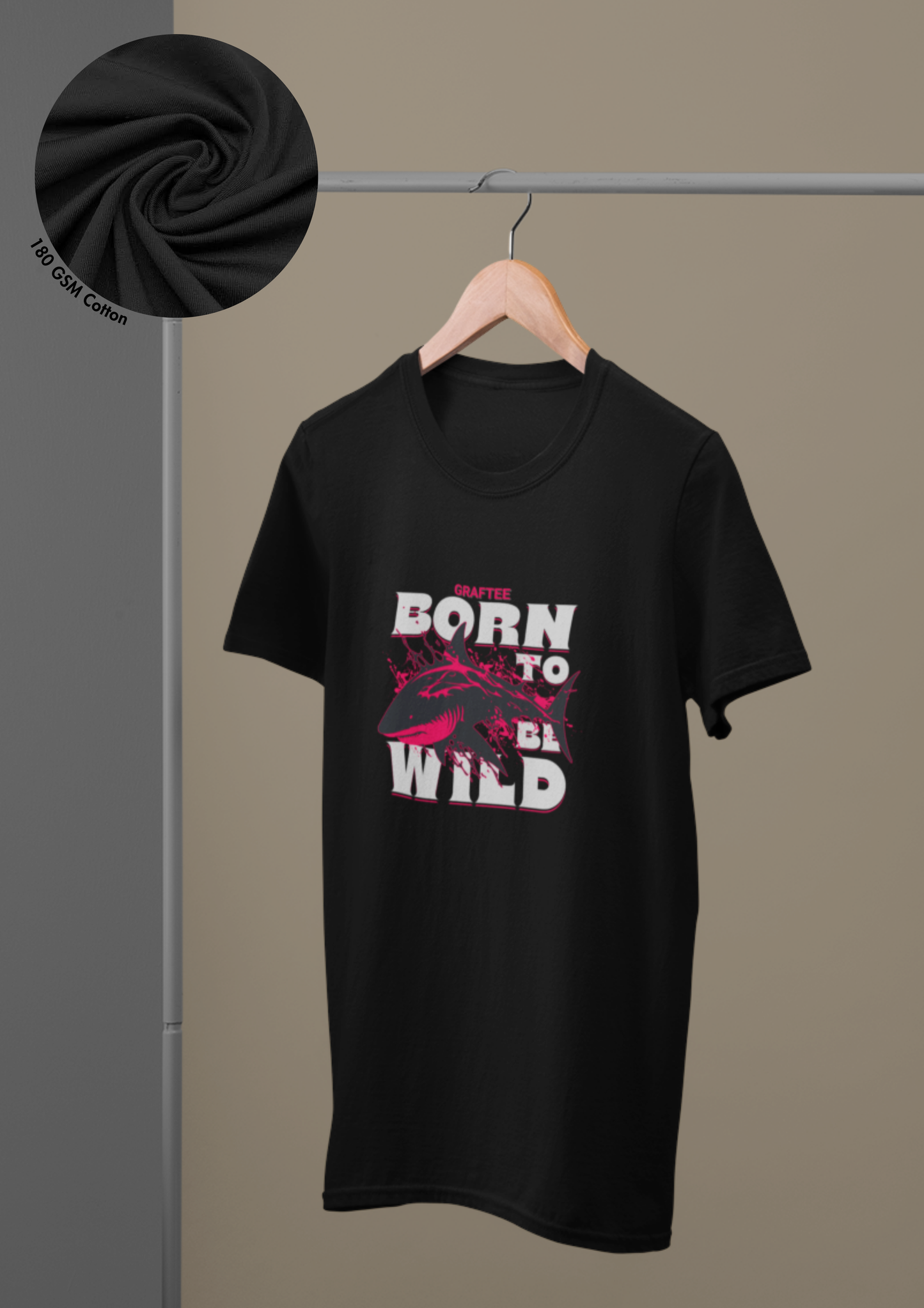 Born to Be Wild Regular Fit T-Shirt: Graftee