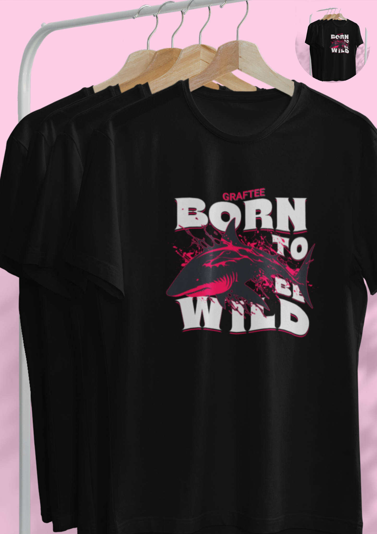 Born to Be Wild Regular Fit T-Shirt: Graftee