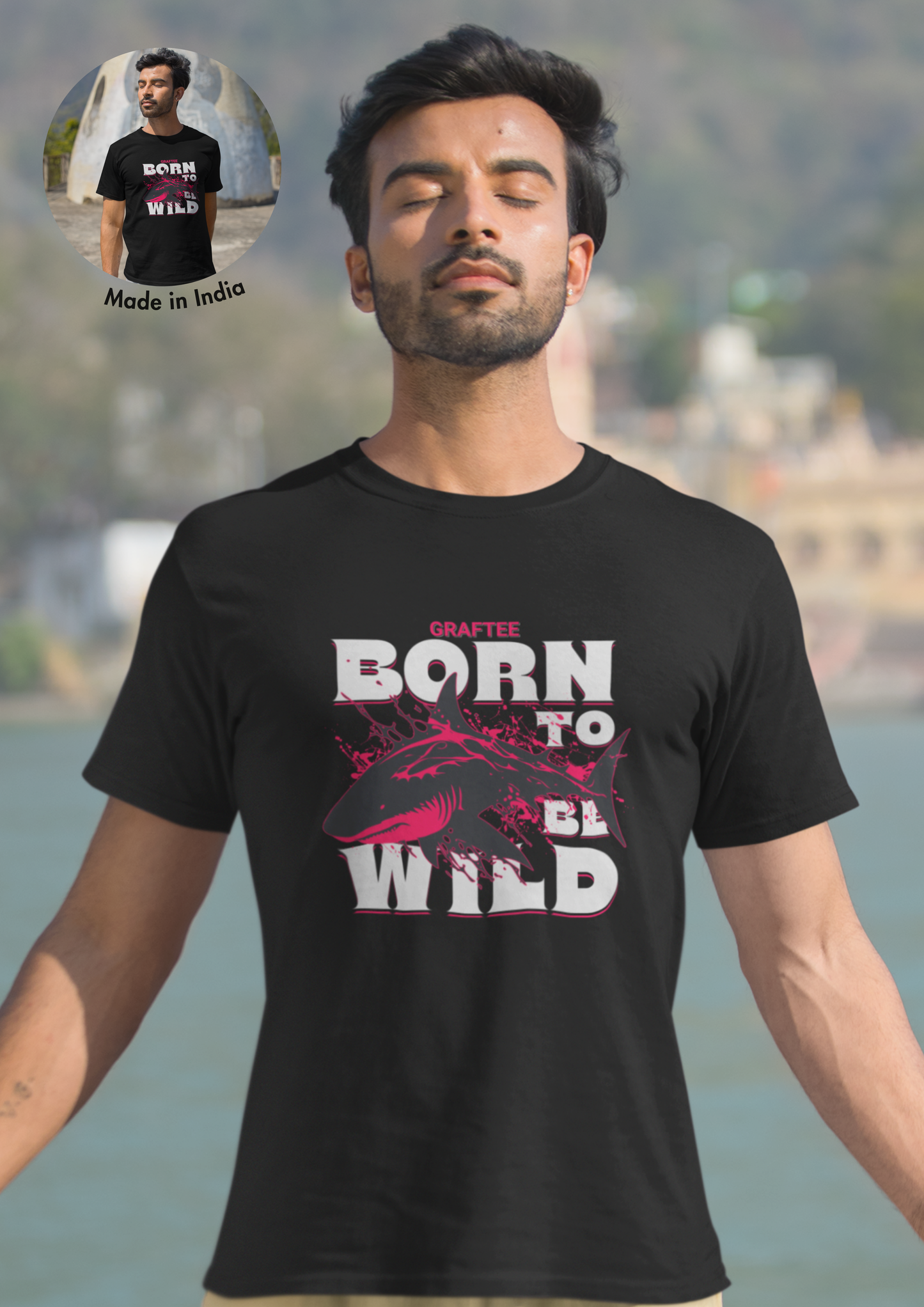 Born to Be Wild Regular Fit T-Shirt: Graftee
