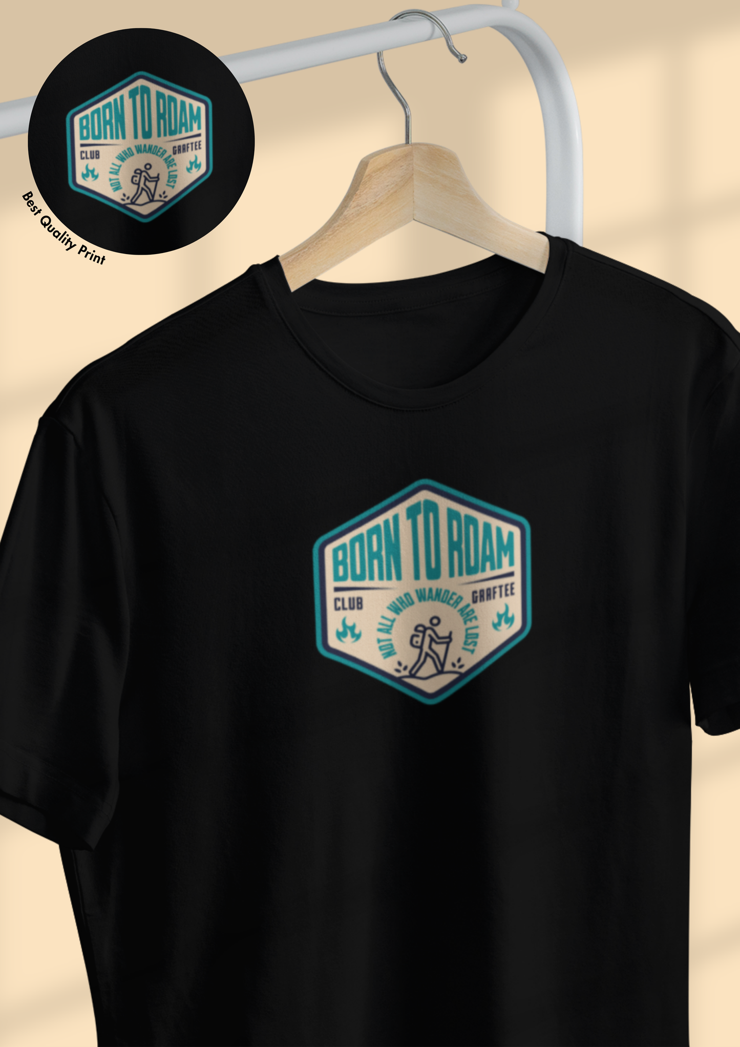 Born to Roam Regular Fit T-Shirt: Graftee