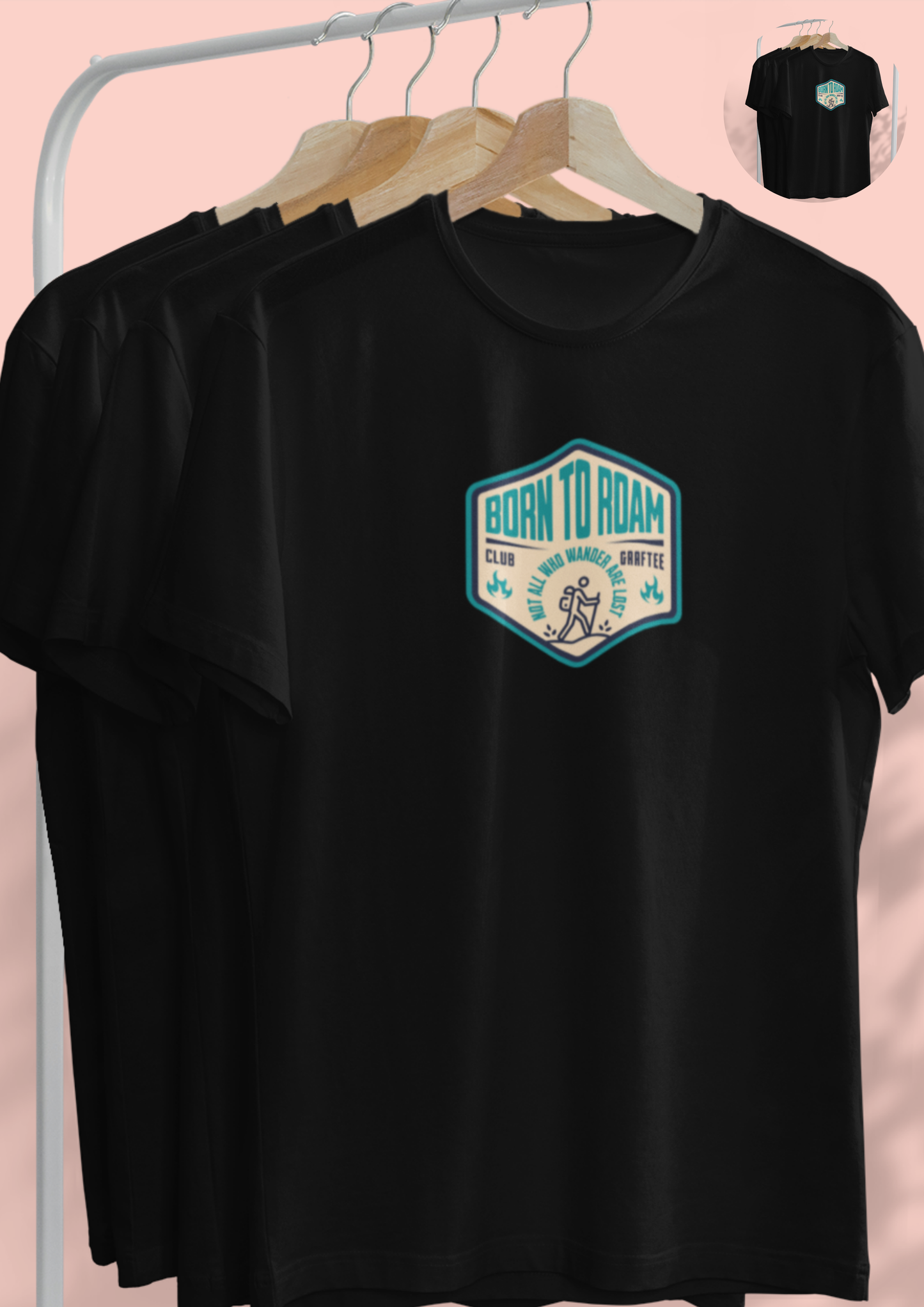 Born to Roam Regular Fit T-Shirt: Graftee