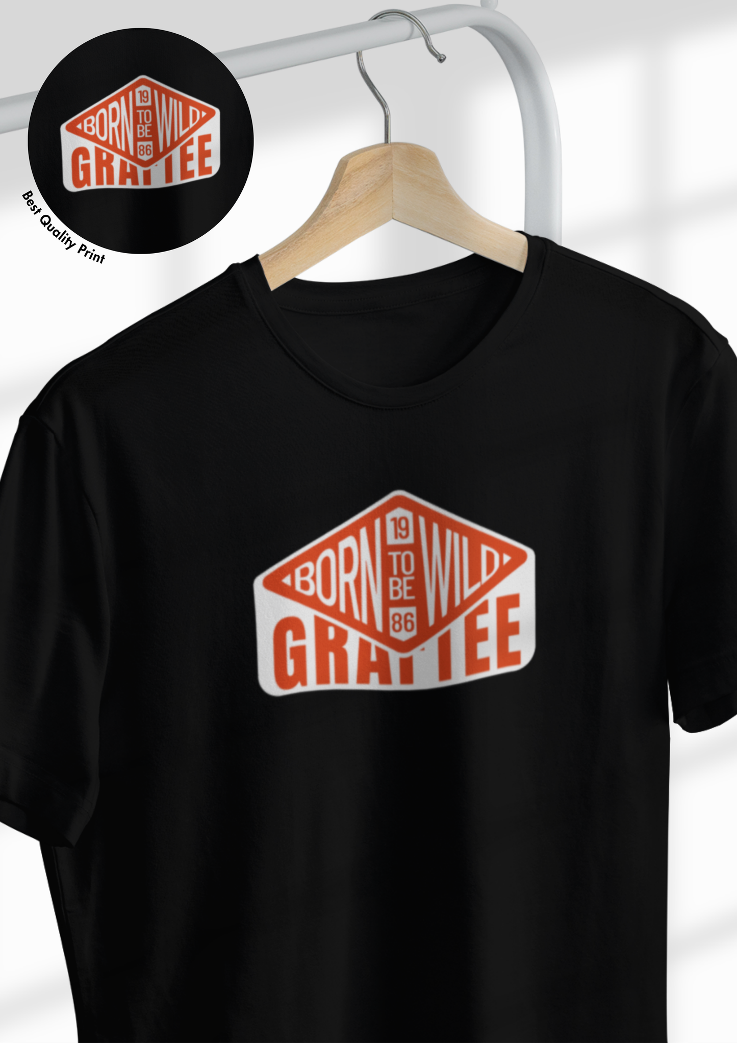 Born to Be Wild Regular Fit T-Shirt: Graftee