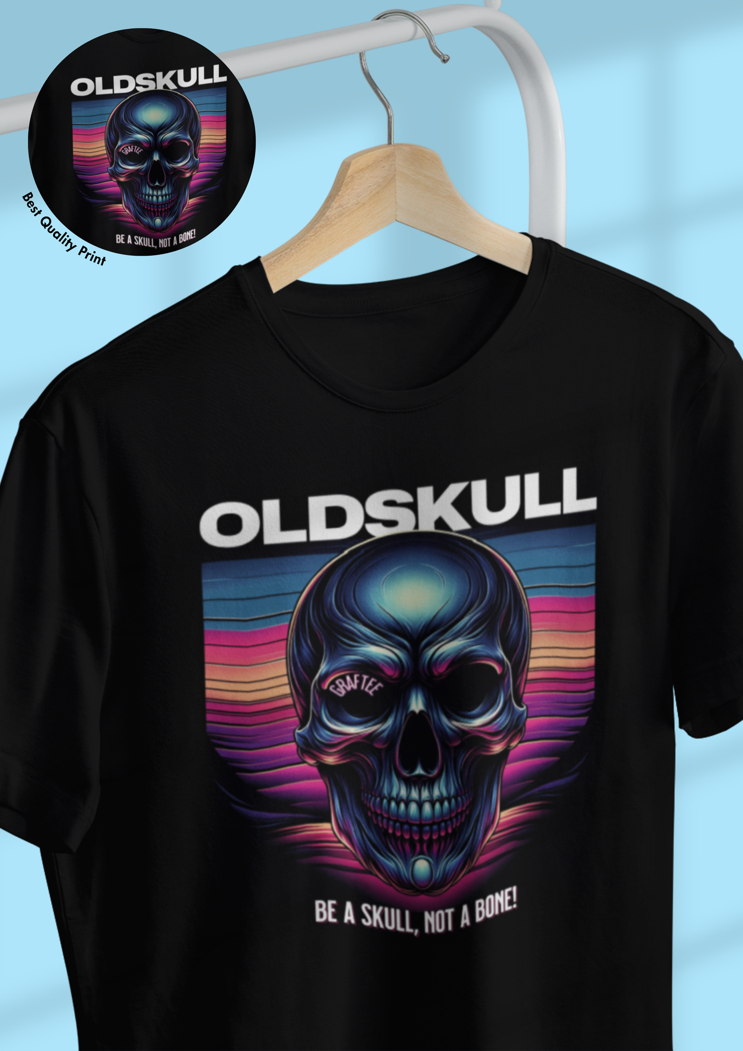 OldSkull Regular Fit T-Shirt: Graftee