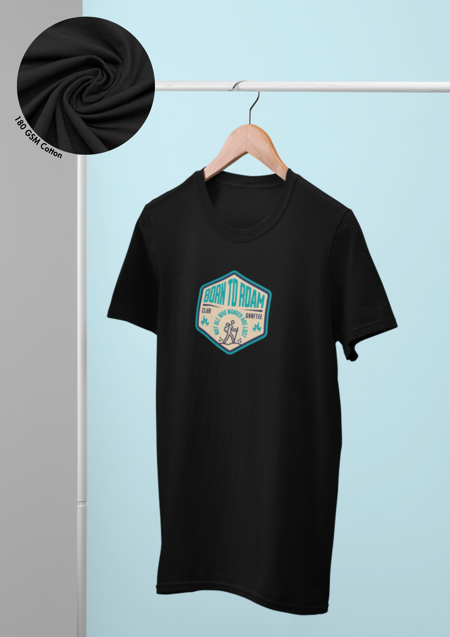 Born to Roam Regular Fit T-Shirt: Graftee