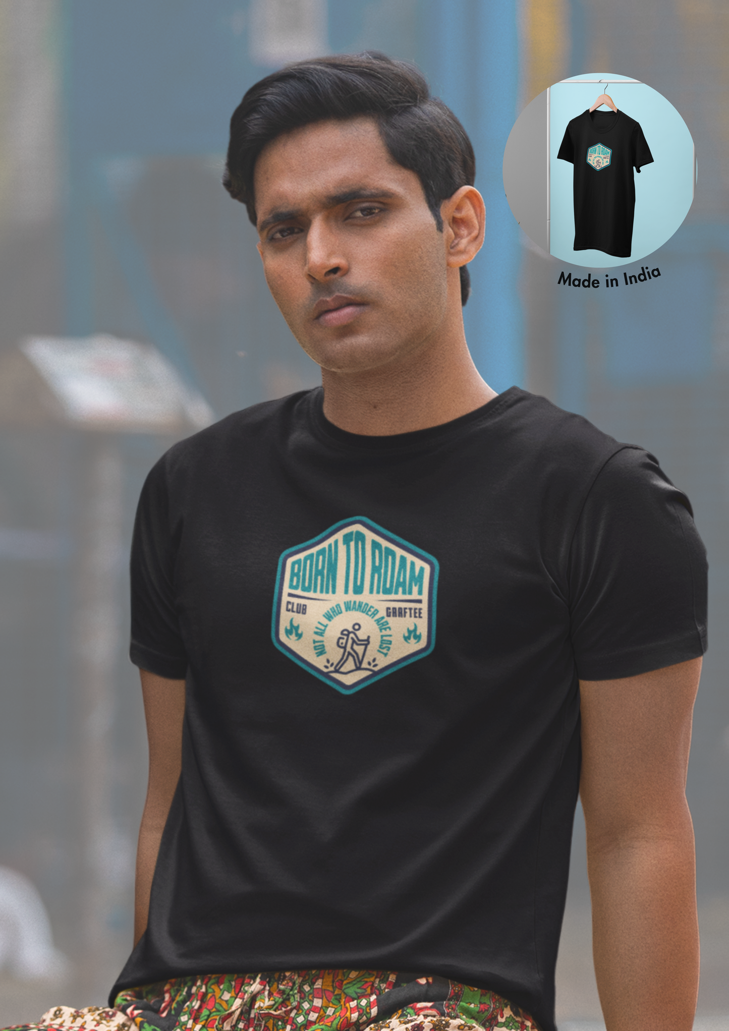 Born to Roam Regular Fit T-Shirt: Graftee