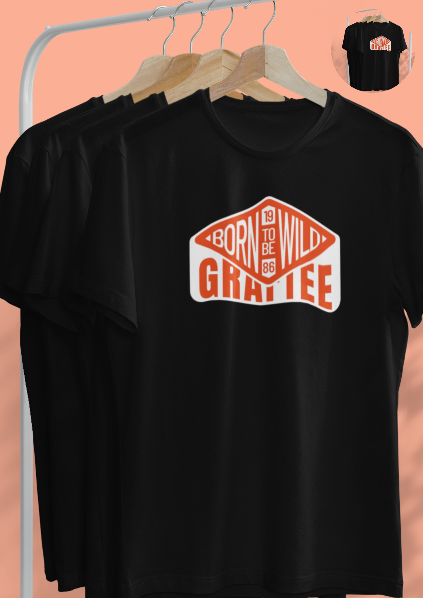 Born to Be Wild Regular Fit T-Shirt: Graftee