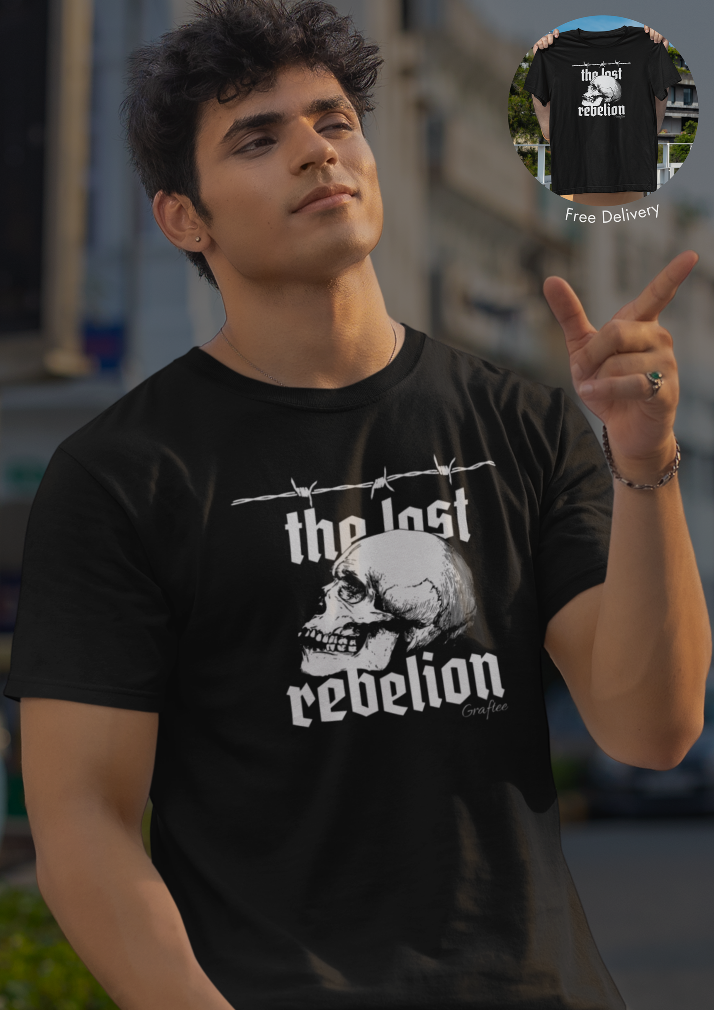 The Lost Rebellion Regular Fit T-Shirt: Graftee